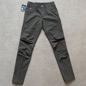 KUHL Revolvr Rogue Pant 30x34 Tapered Fit Lightweight Gun Metal Brown Green NWT